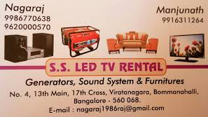 SS LED TV Rental SS LED TV Rental