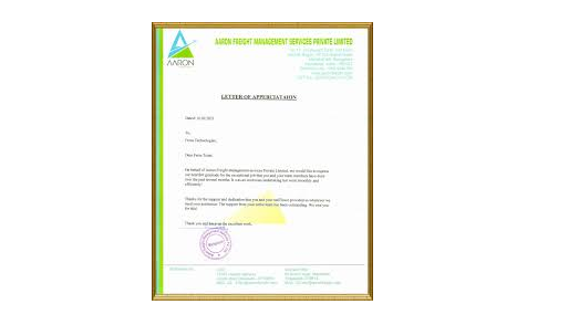 Aaron Freight Management Services Private Limited Aaron Freight Management Services Private Limited