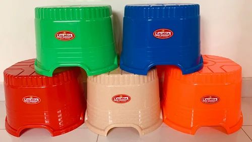 Red Plastic Stool Red Plastic Stool