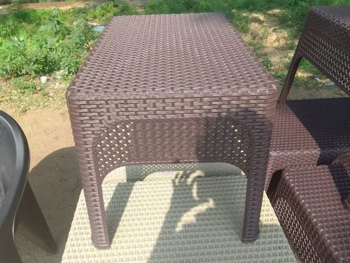 Brown Rectangle Plastic Tea Table Brown Rectangle Plastic Tea Table