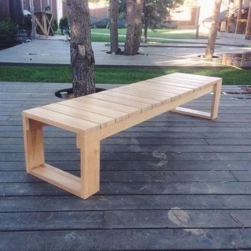Rectangular Wooden Bench Rectangular Wooden Bench