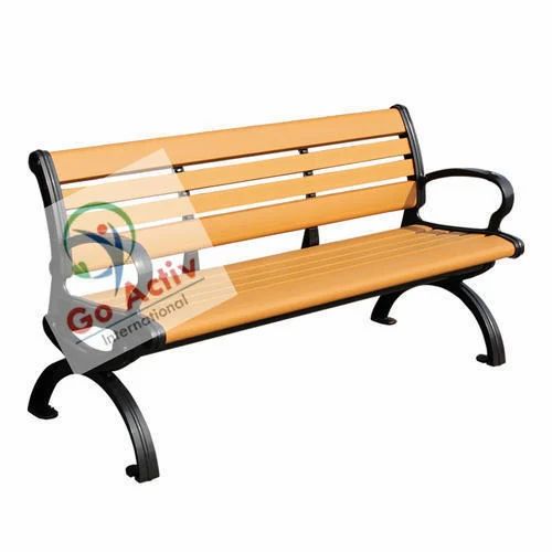 WPC Outdoor,Park Bench.., With Backrest, Size: 63 cm (w)x78 cm (h) WPC Outdoor,Park Bench.., With Backrest, Size: 63 cm (w)x78 cm (h)