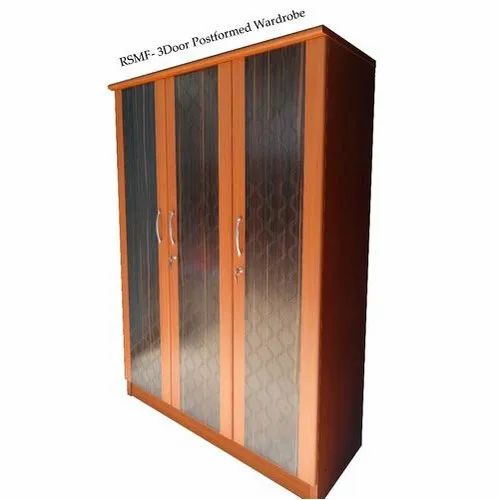3 Door Wooden Postformed Wardrobe 3 Door Wooden Postformed Wardrobe