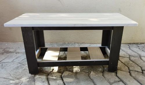 Rectangular Sheesham Wood Center Table, With Storage Rectangular Sheesham Wood Center Table, With Storage