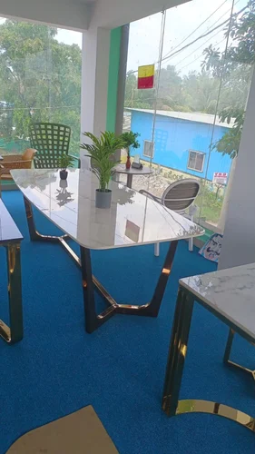 SS Glass Top Dining Table SS Glass Top Dining Table