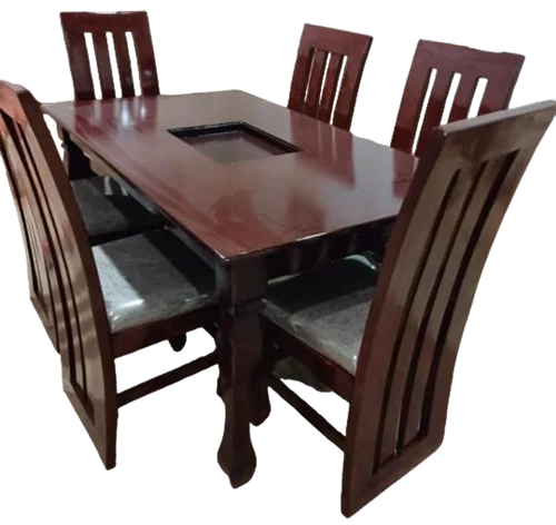 Rectangular 6 Seater Wooden Dining Table Set Rectangular 6 Seater Wooden Dining Table Set