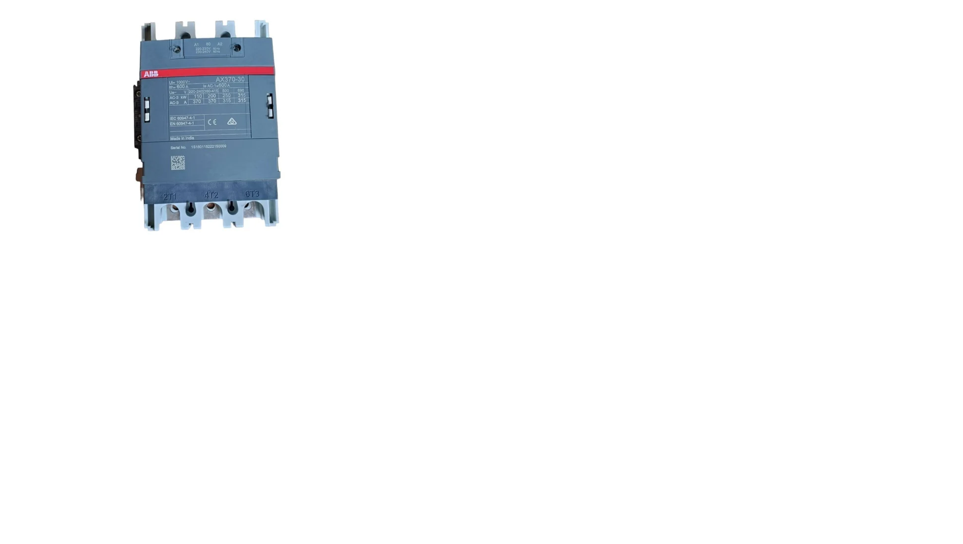 ABB AX370 Make Contactor ABB AX370 Make Contactor