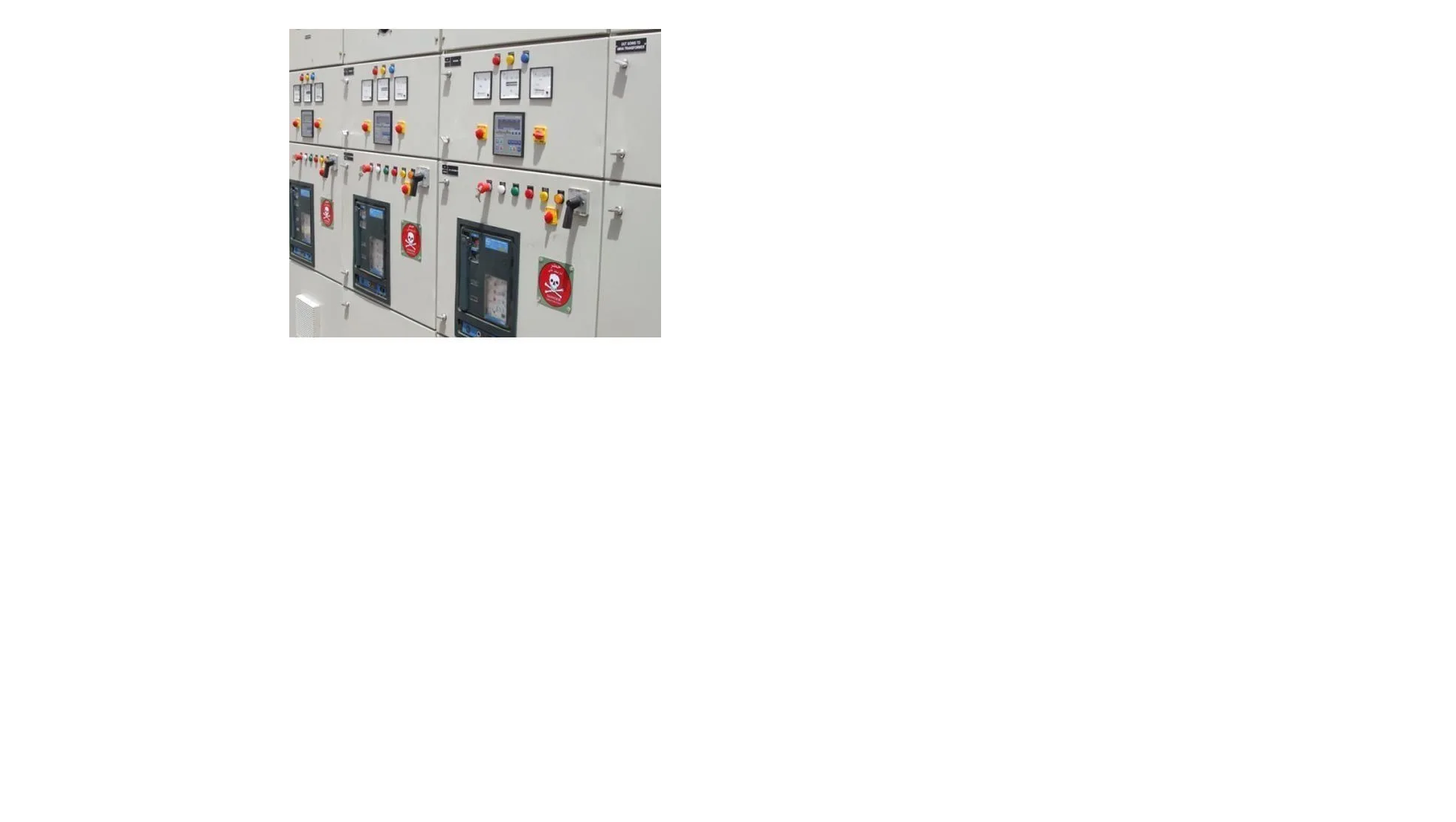 Electrical Control Panel Electrical Control Panel