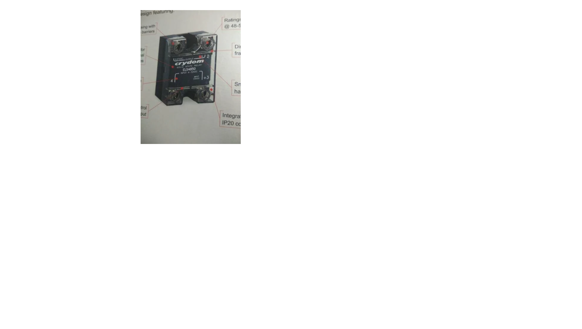 Crydom Solid State Relay Crydom Solid State Relay