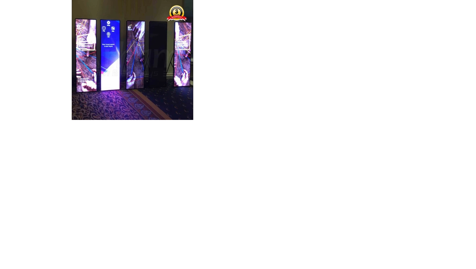 2 x 6 Digital Standee 2 x 6 Digital Standee