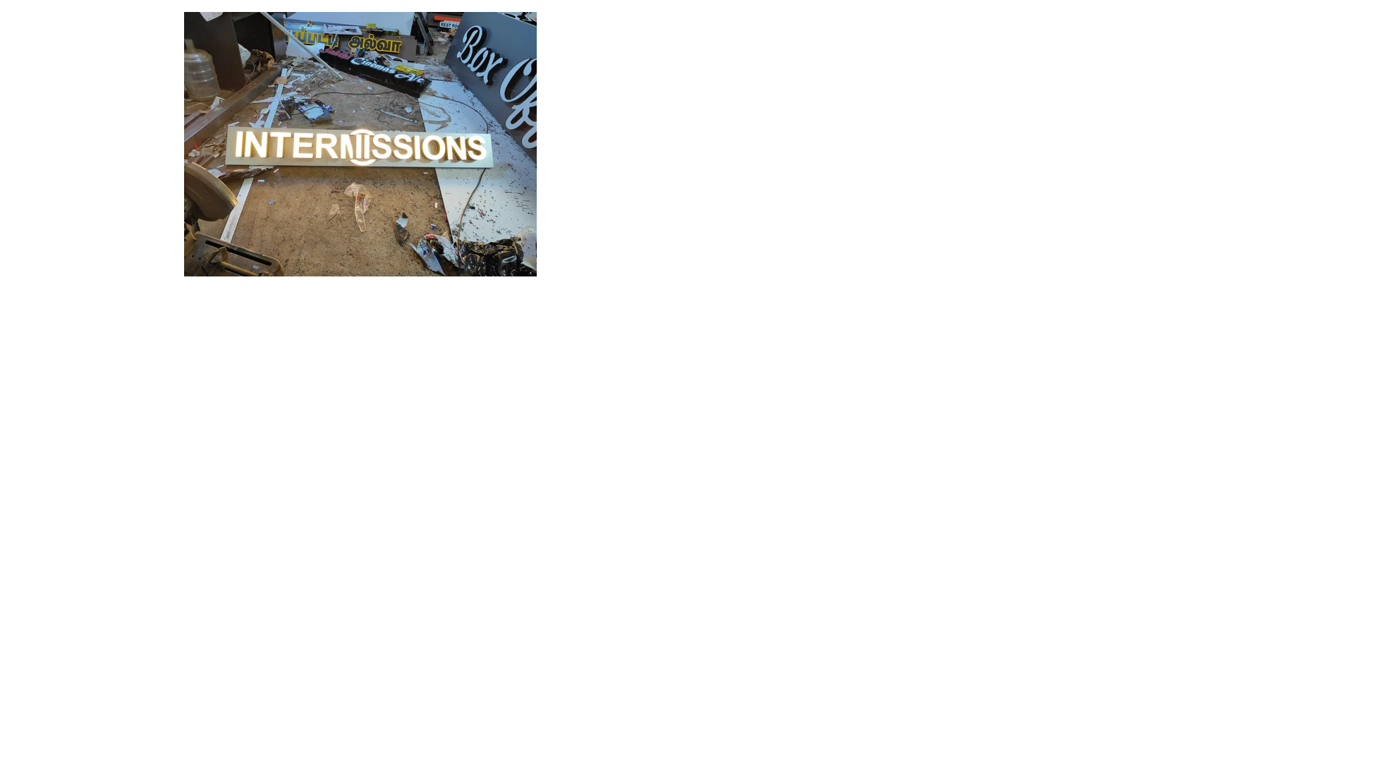 3D Led Sign Board 3D Led Sign Board