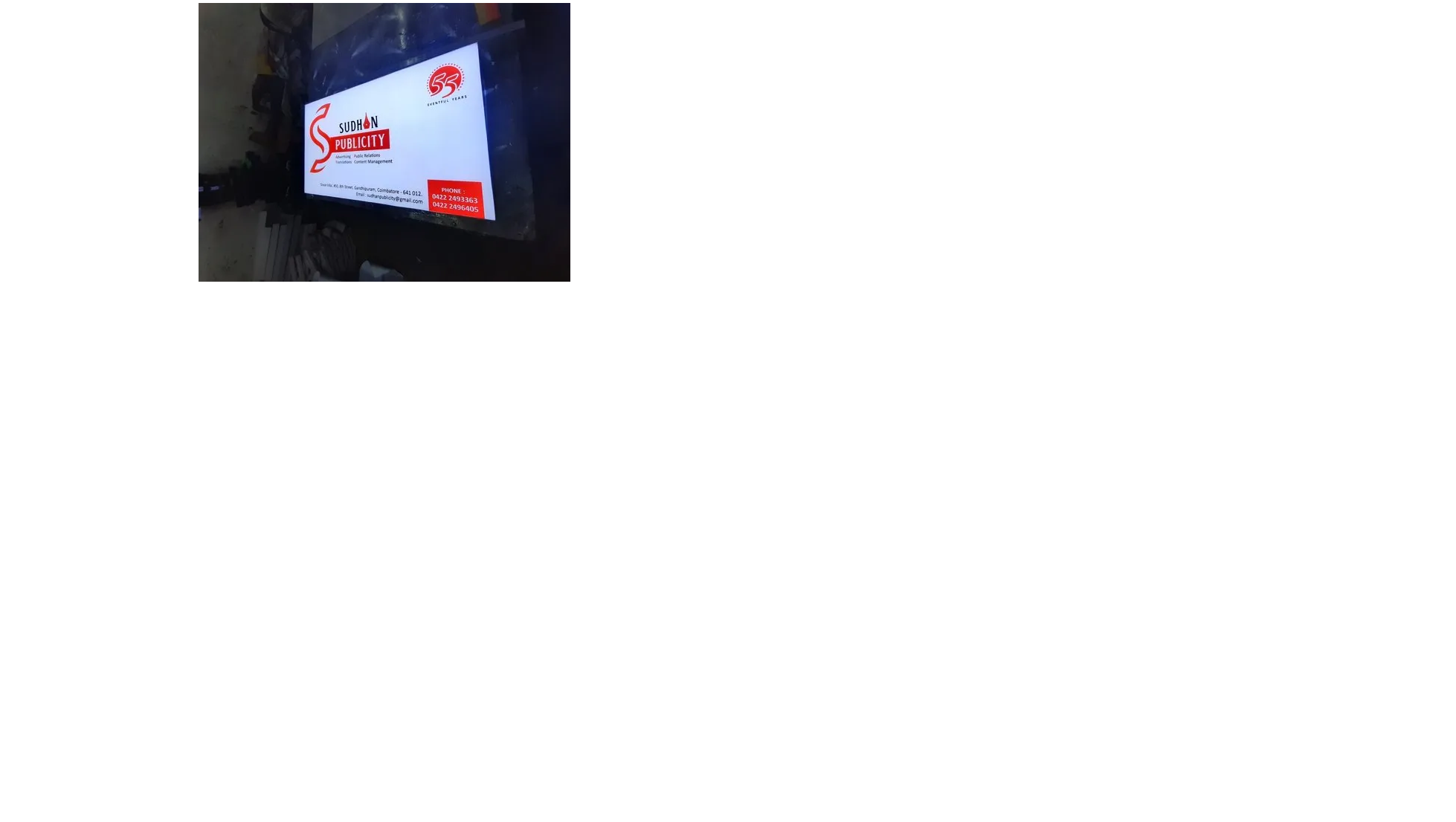 Vinyl LED Sign Board Vinyl LED Sign Board