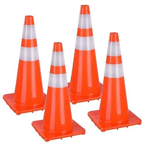 Traffic Cone With Black Rubber Base Traffic Cone With Black Rubber Base