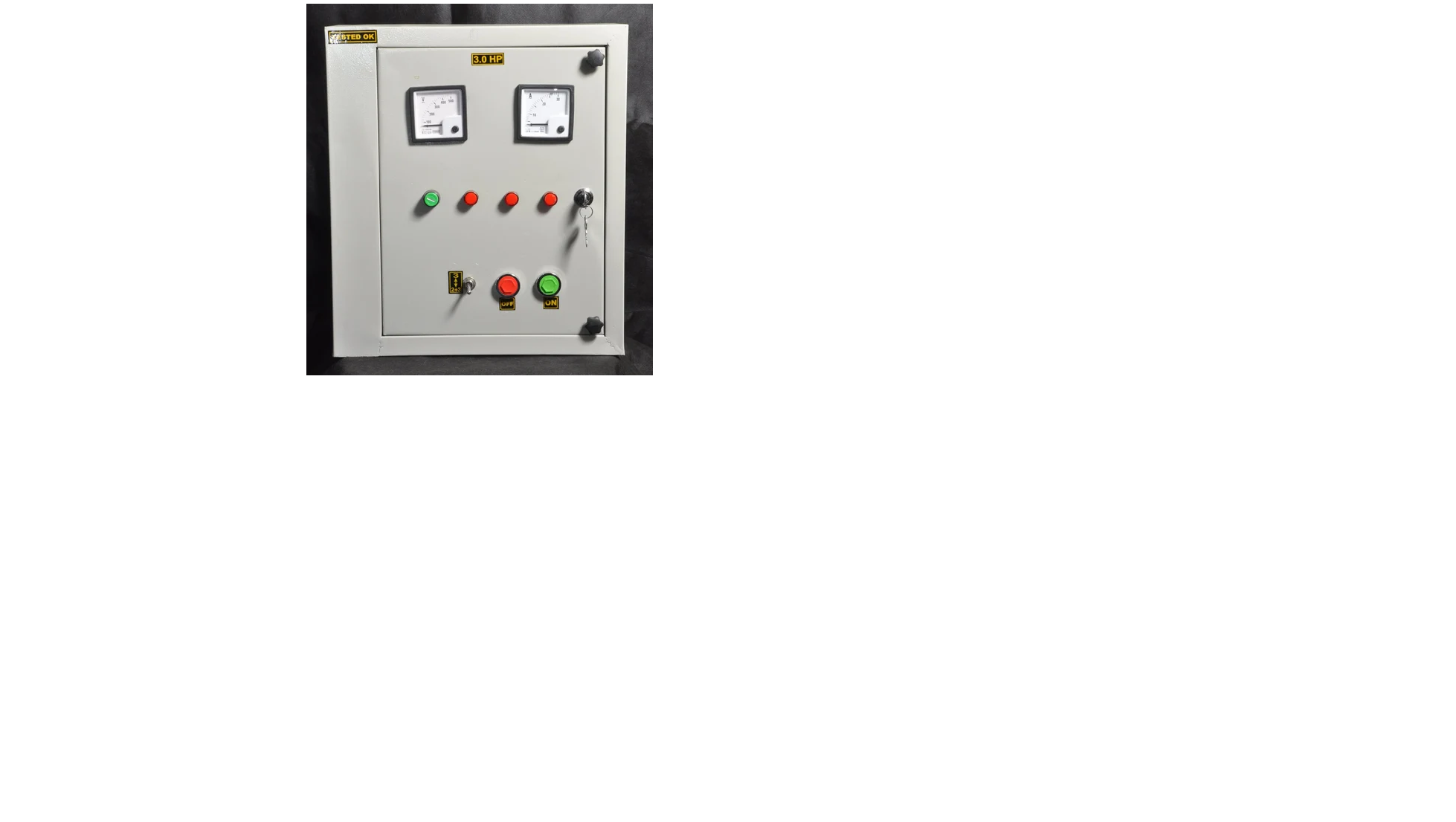 3PH DOL CONTROL PANEL 2/3 BOARD SUB & OPENWELL 3PH DOL CONTROL PANEL 2/3 BOARD SUB & OPENWELL