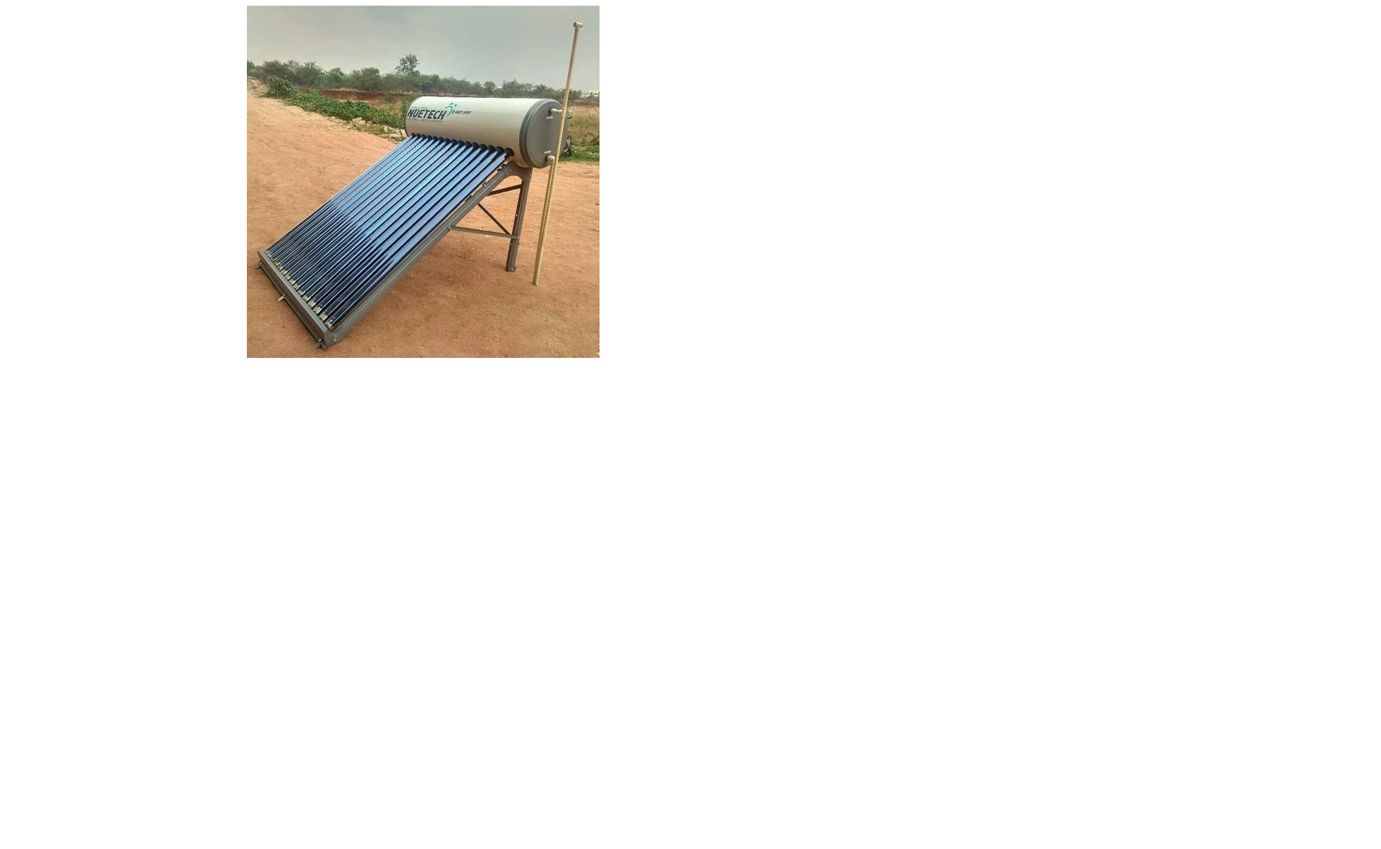 200 LPD Nuetech ETC Solar Water Heater 200 LPD Nuetech ETC Solar Water Heater