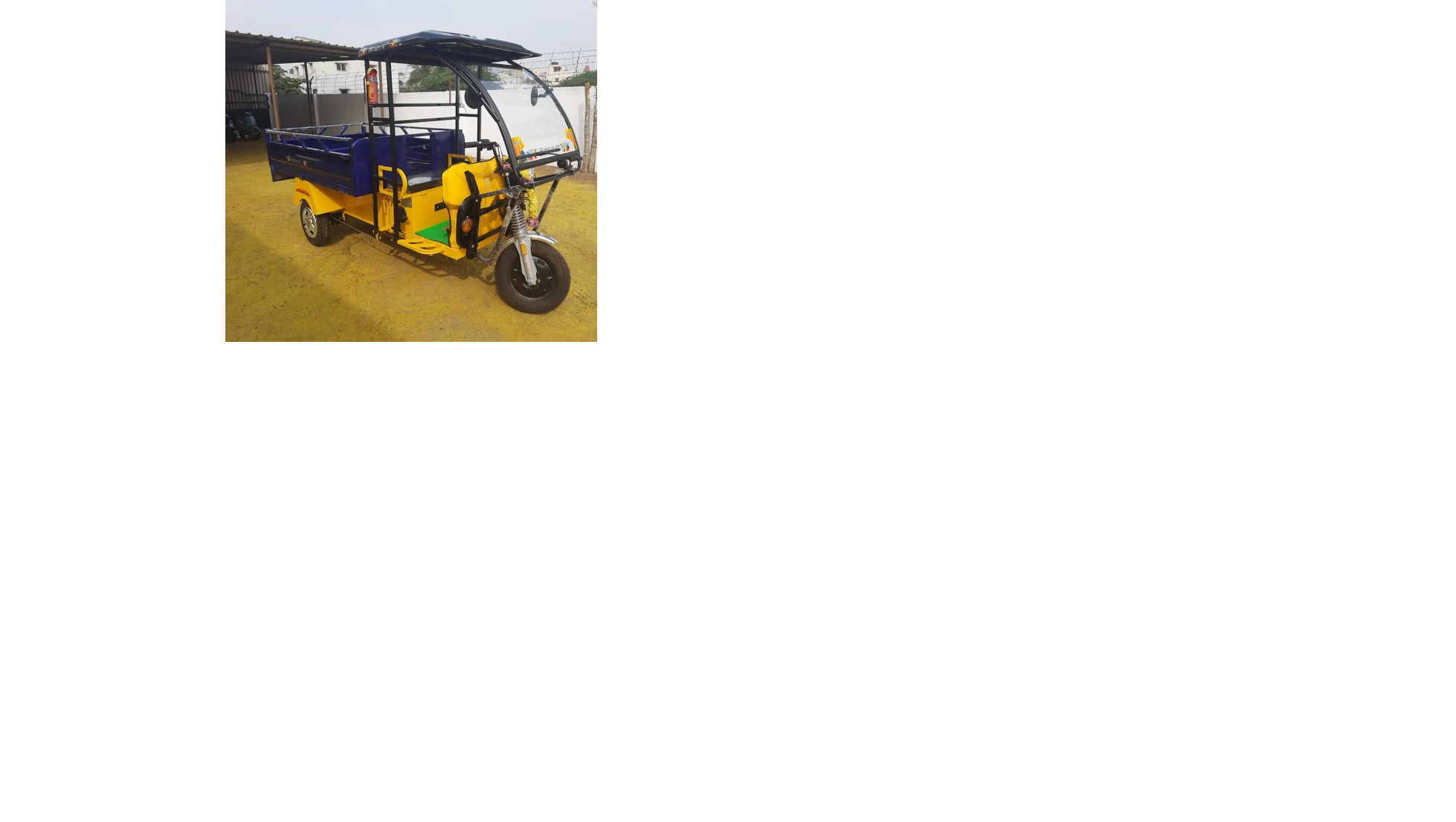 Hydraulic Tipper E Rickshaw Loader Hydraulic Tipper E Rickshaw Loader