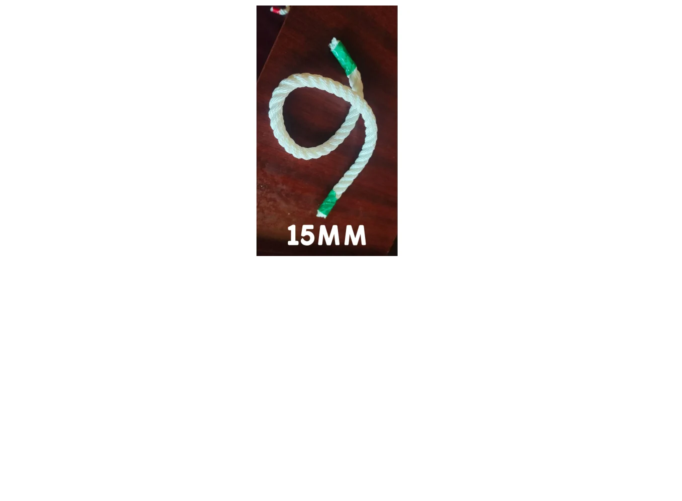 15mm White Nylon Rope 15mm White Nylon Rope