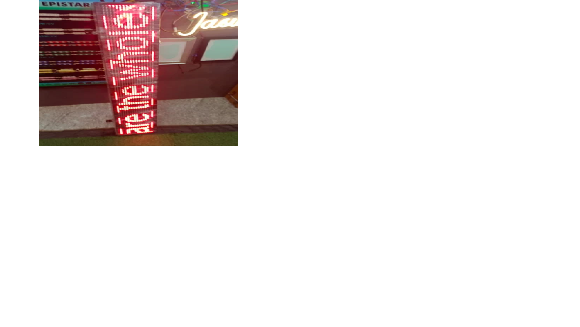 Scrolling LED Display Scrolling LED Display