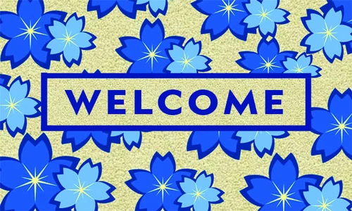 Bleached Printed Mat Bleached Printed Mat