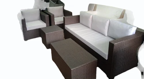 Wicker L Shape Sofa Set Wicker L Shape Sofa Set