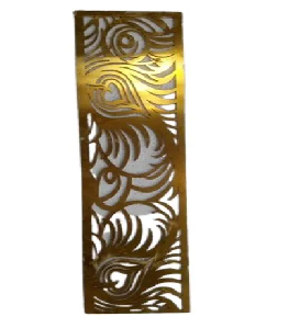 Golden Mirror Acrylic Cutting Service Golden Mirror Acrylic Cutting Service